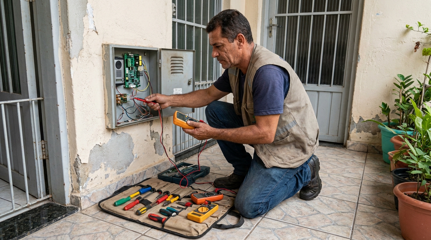 Conserto de interfone profissional em Joinville‑SC
