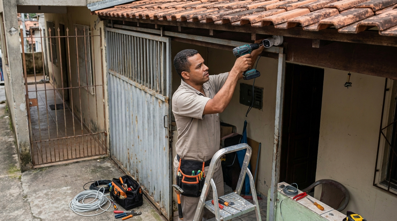 Instalacao de cameras de seguranca em Joinville‑SC