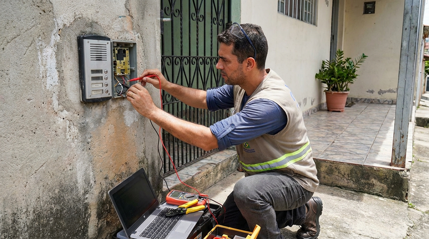 Reparo de interfone em Joinville‑SC